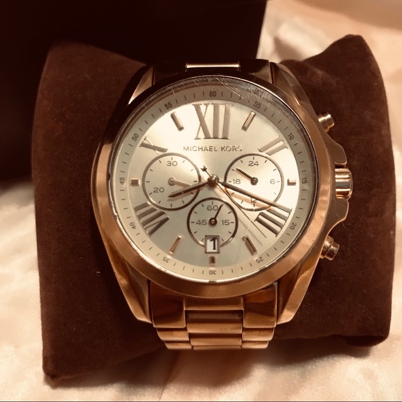 GOLD MICHAEL KORS LINKED WATCH WMS SIZE✨💥 - Picture 6 of 7